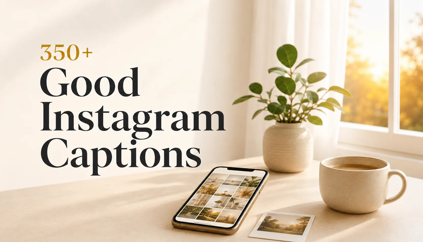 350+ Good Instagram Captions for Every Mood, Selfie & Post in 2026