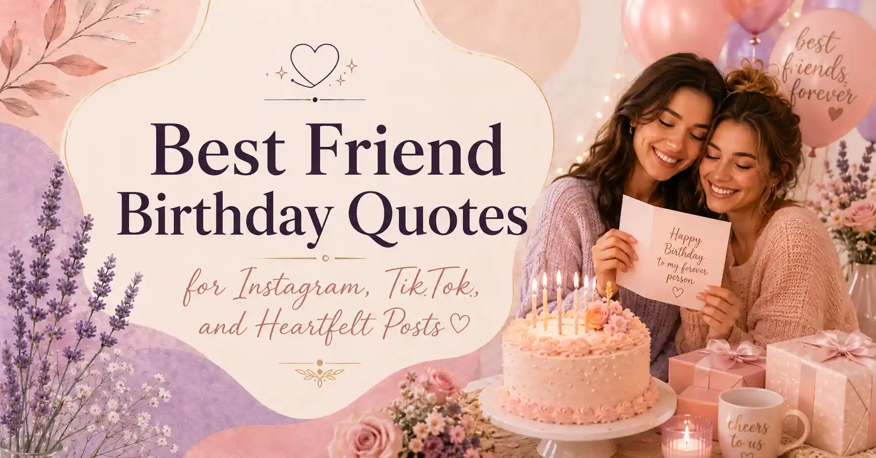 Best Friend Birthday Quotes for Instagram, TikTok, and Heartfelt Posts