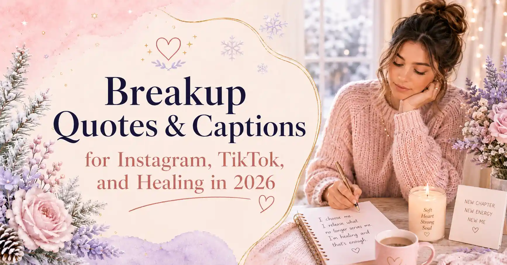 325+ Breakup Quotes & Captions for Instagram, TikTok, and Healing in 2026