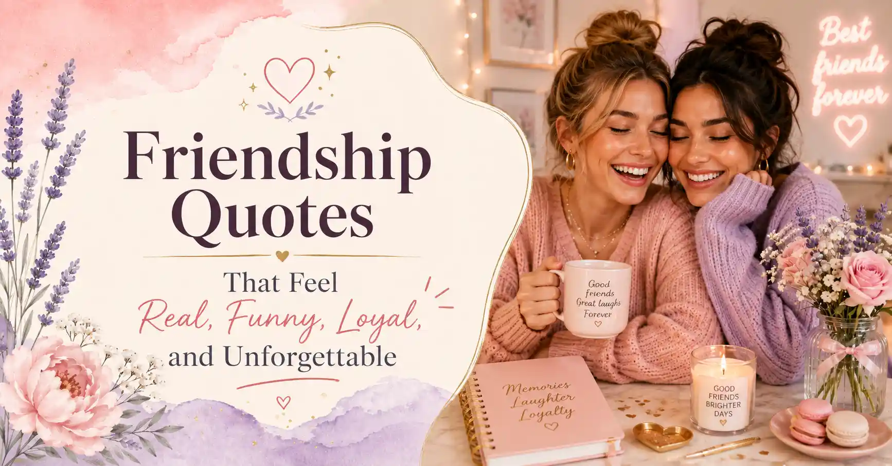 Friendship Quotes That Feel Real, Funny, Loyal, and Unforgettable
