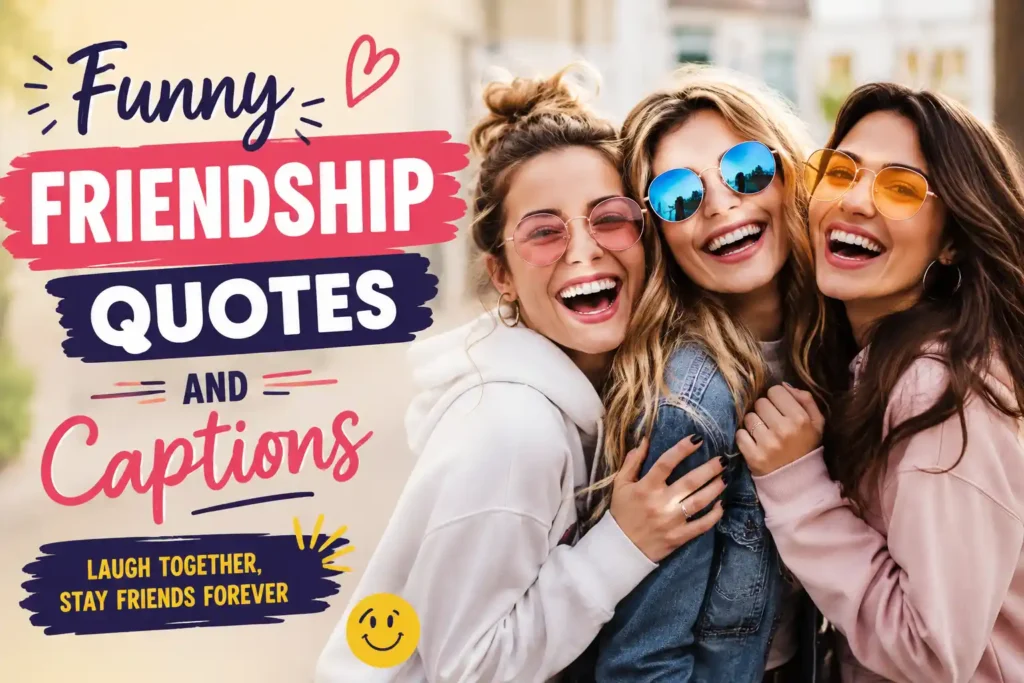 Funny Friendship Quotes and Captions