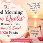 Good Morning Love Quotes for Romantic Texts, Captions & Sweet 2026 Posts
