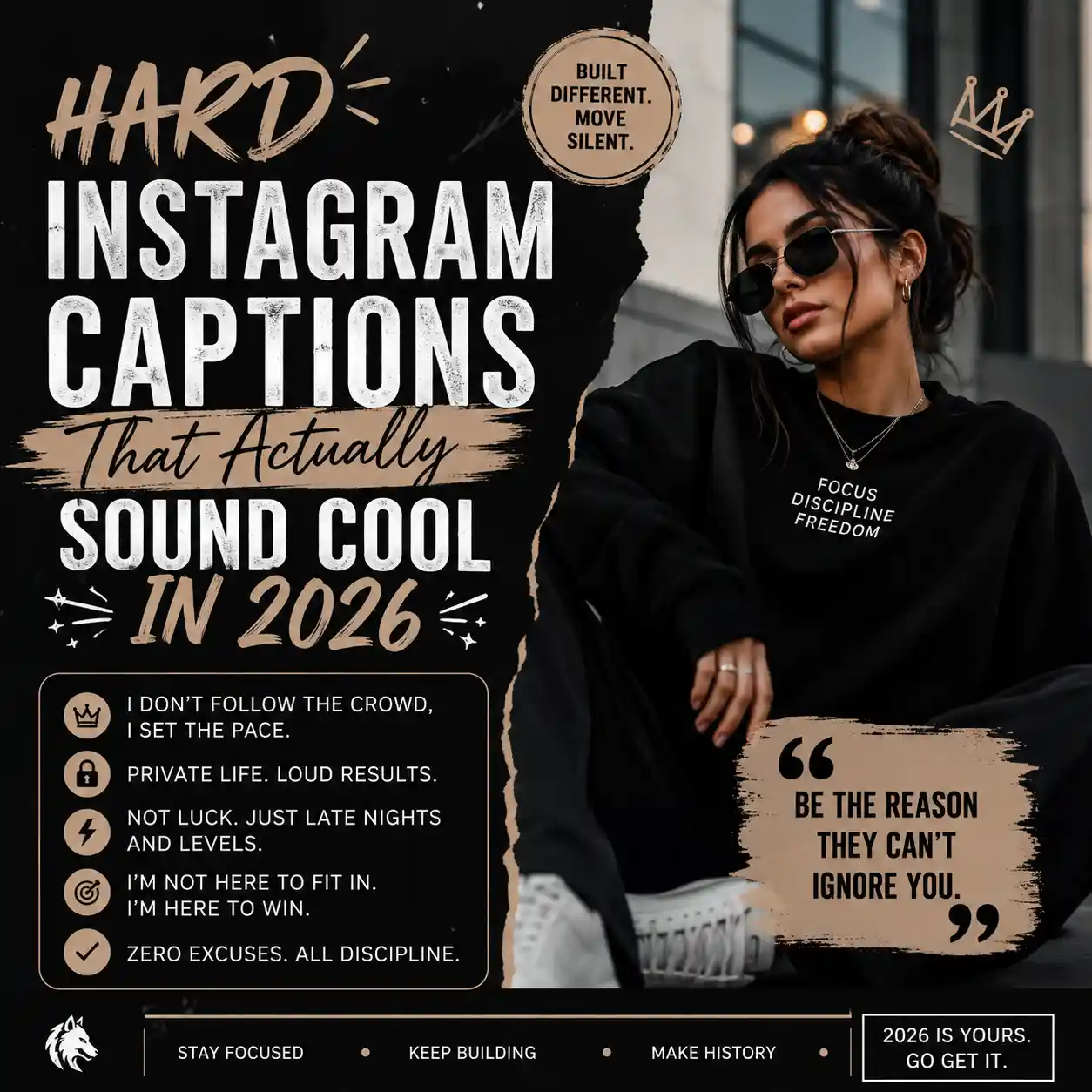 350+ Hard Instagram Captions That Actually Sound Cool in 2026