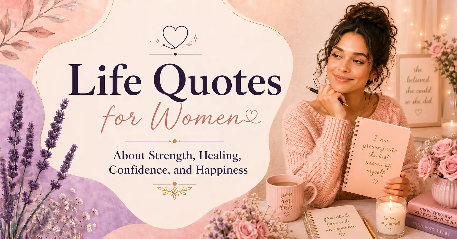 300+ Life Quotes for Women About Strength, Healing, Confidence, and Happiness