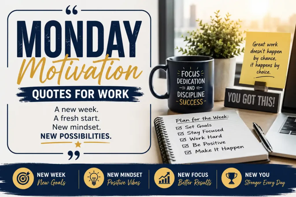 Monday Motivation Quotes For Work