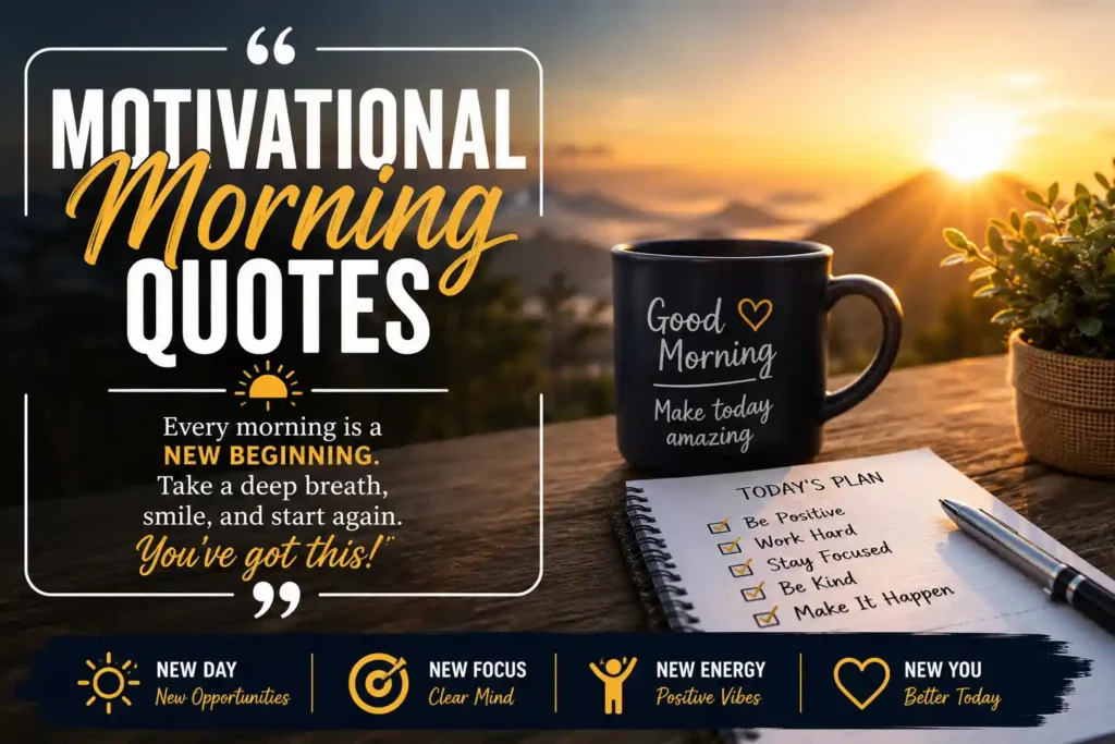 Motivational Morning Quotes