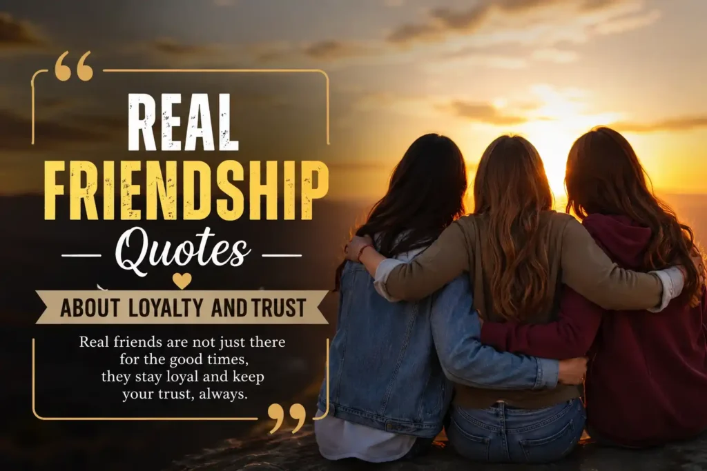 Real Friendship Quotes About Loyalty and Trust