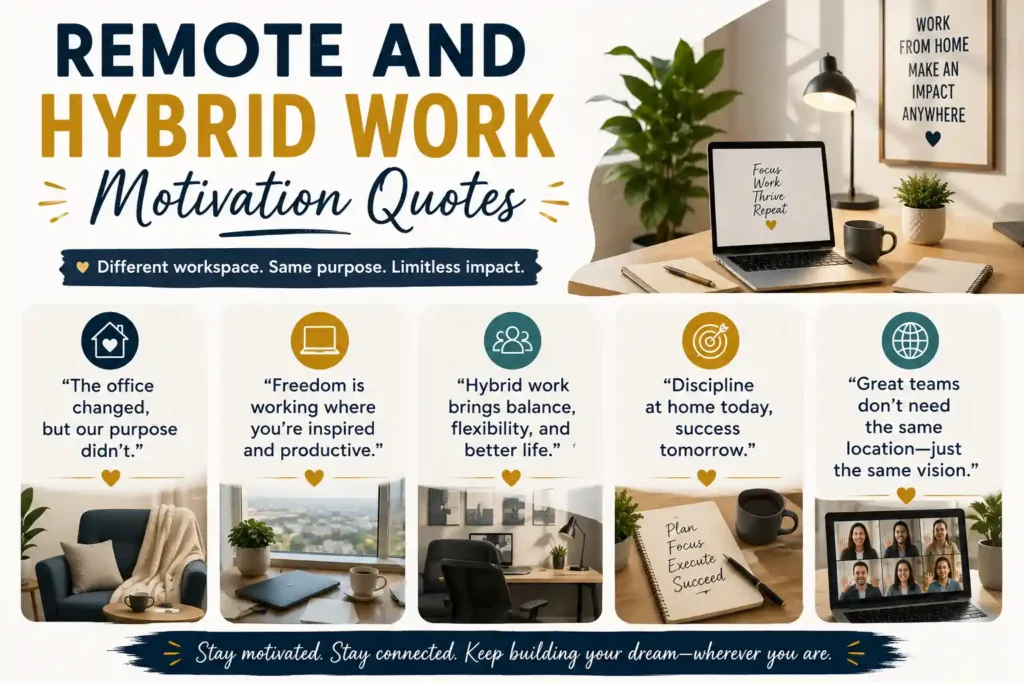 Remote and Hybrid Work Motivation Quotes