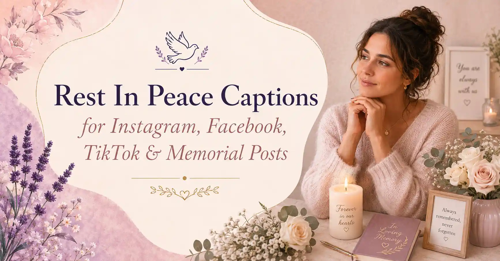 250+ Rest In Peace Captions for Instagram, Facebook, TikTok & Memorial Posts