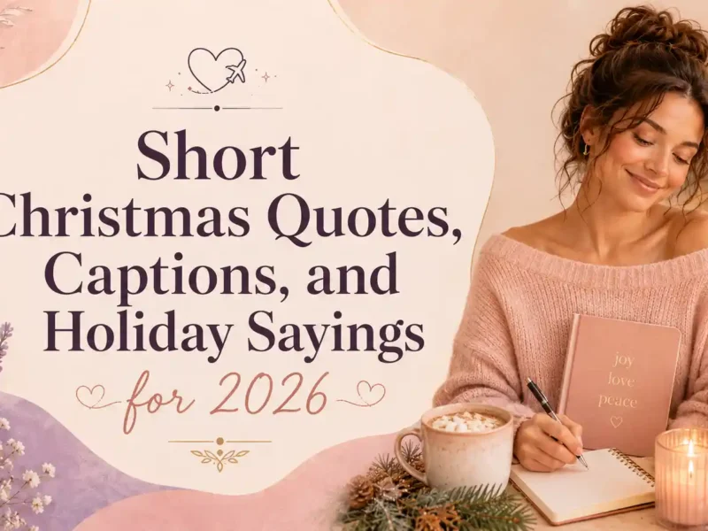 250+ Short Christmas Quotes, Captions, and Holiday Sayings for 2026