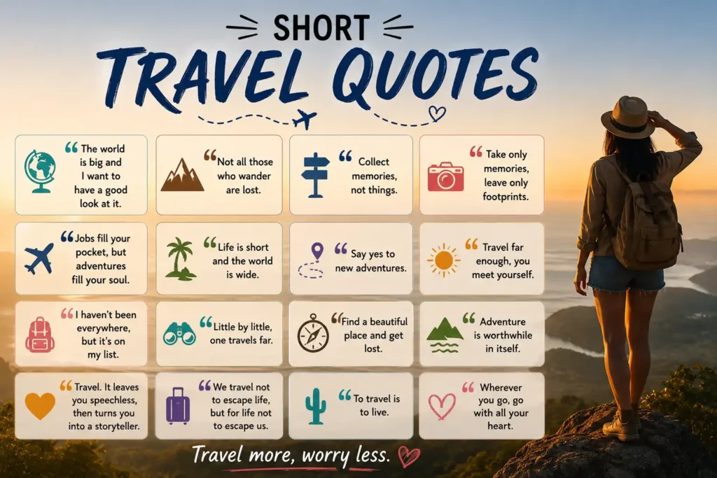 Short Travel Quotes