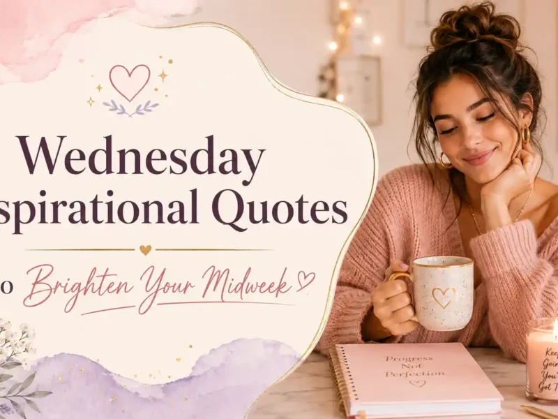 Wednesday Inspirational Quotes to Brighten Your Midweek
