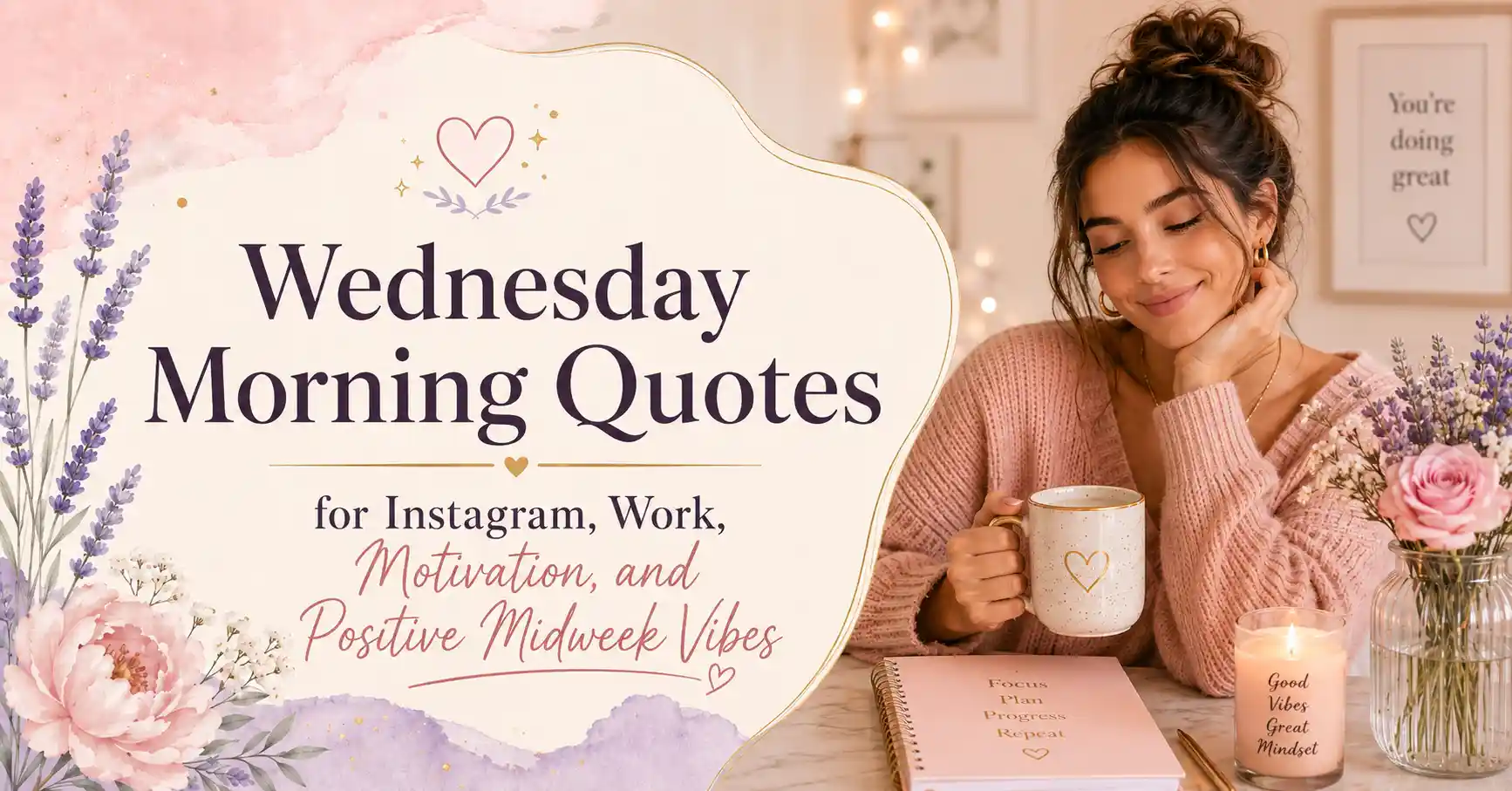 Wednesday Morning Quotes for Instagram, Work, Motivation, and Positive Midweek Vibes