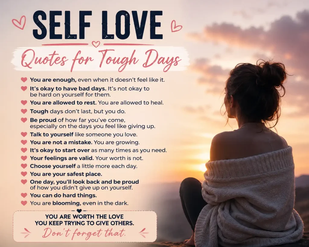 Self Love Quotes for Tough Days