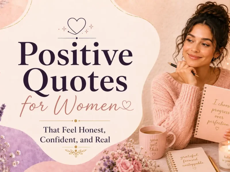 145 Positive Quotes for Women That Feel Honest, Confident, and Real