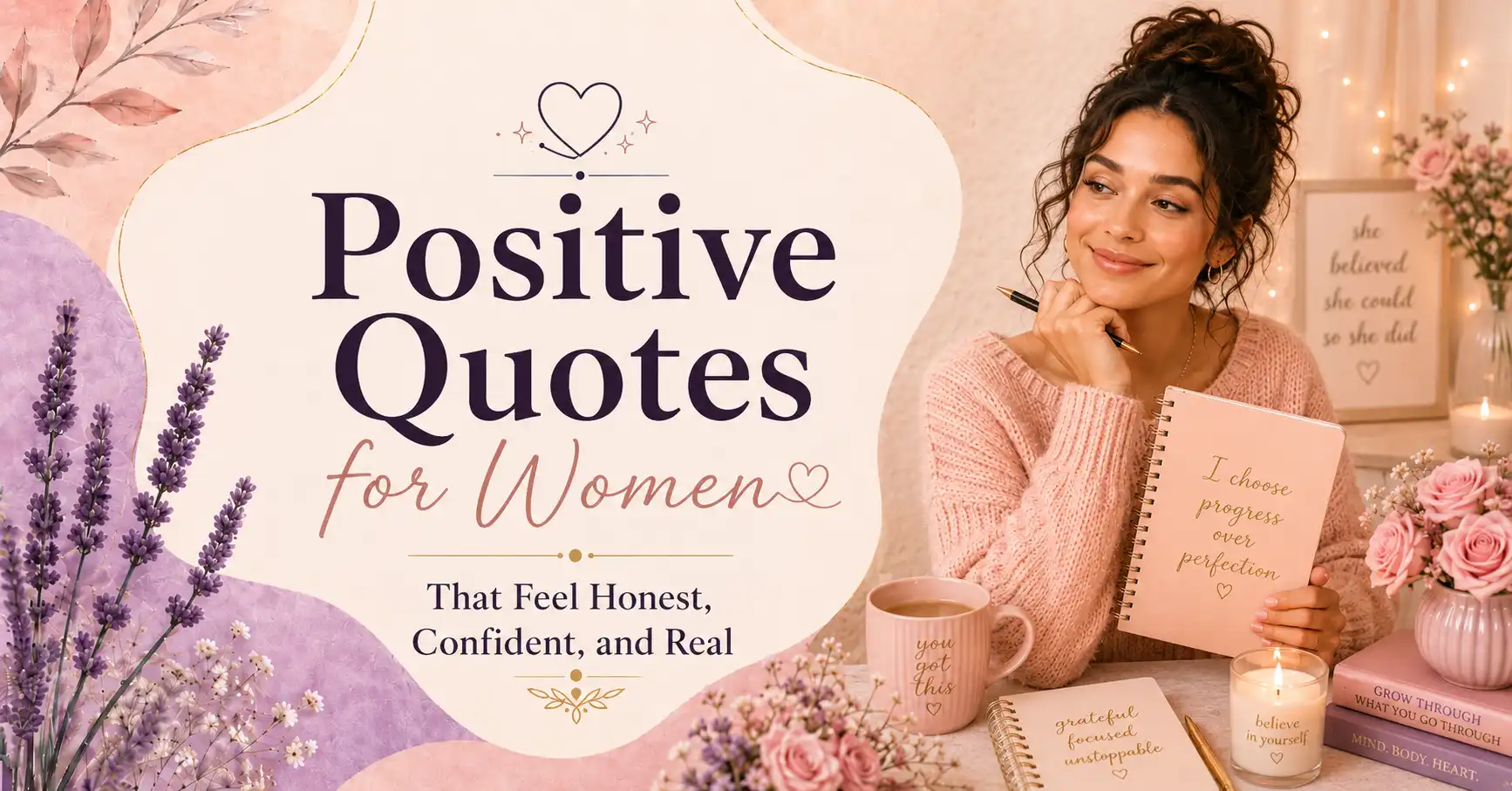 145 Positive Quotes for Women That Feel Honest, Confident, and Real