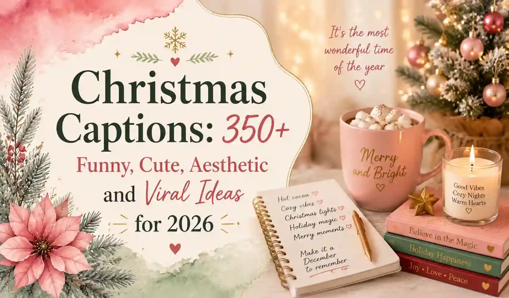 Christmas Captions: 350+ Funny, Cute, Aesthetic and Viral Ideas for 2026