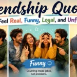 Friendship Quotes That Feel Real, Funny, Loyal, and Unforgettable