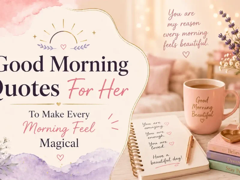 Good Morning Quotes For Her To Make Every Morning Feel Magical
