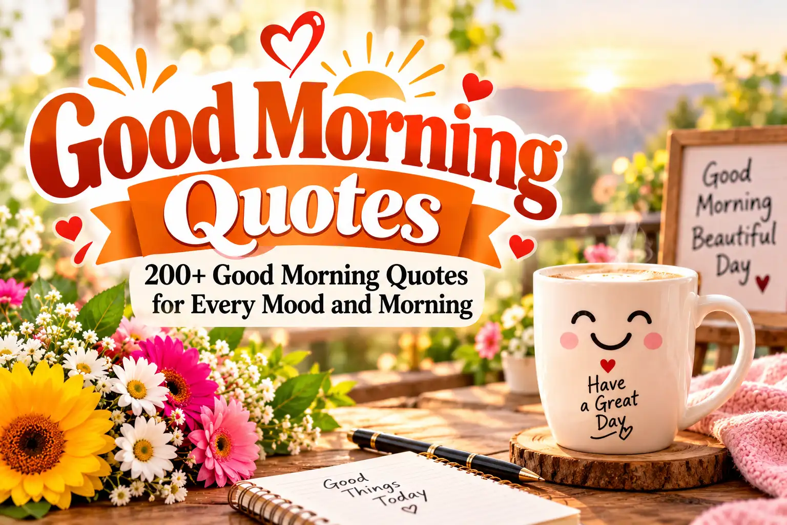 200+ Good Morning Quotes for Every Mood and Morning