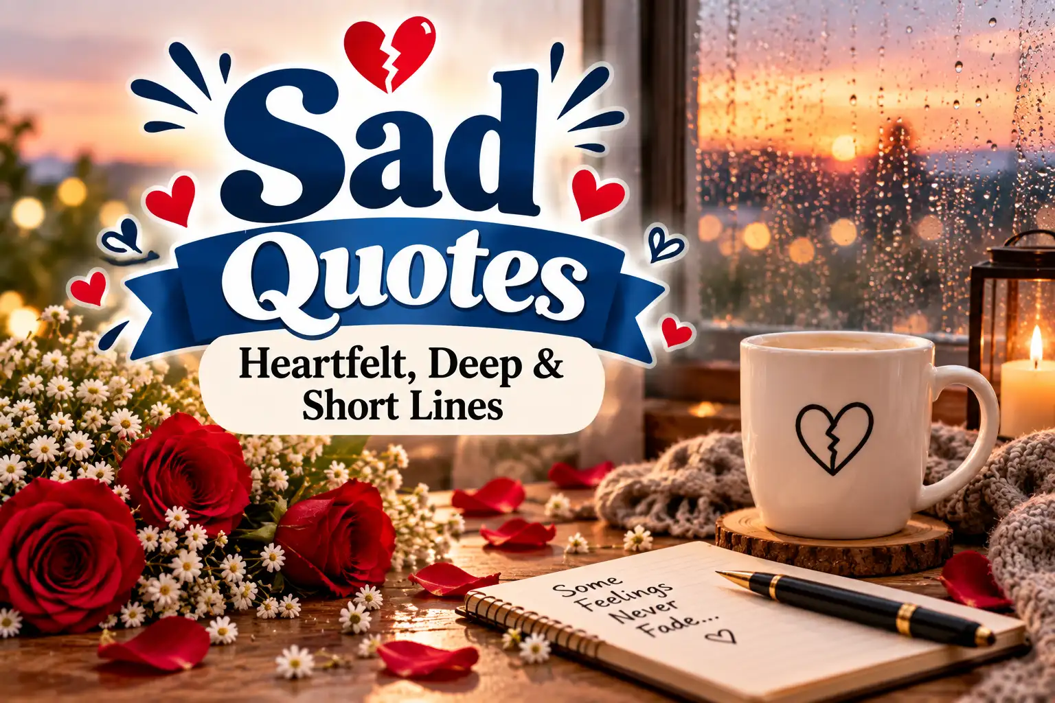 Sad Quotes: Heartfelt, Deep & Short Lines