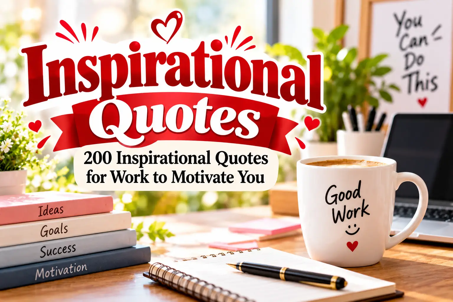 200 Inspirational Quotes for Work to Motivate You