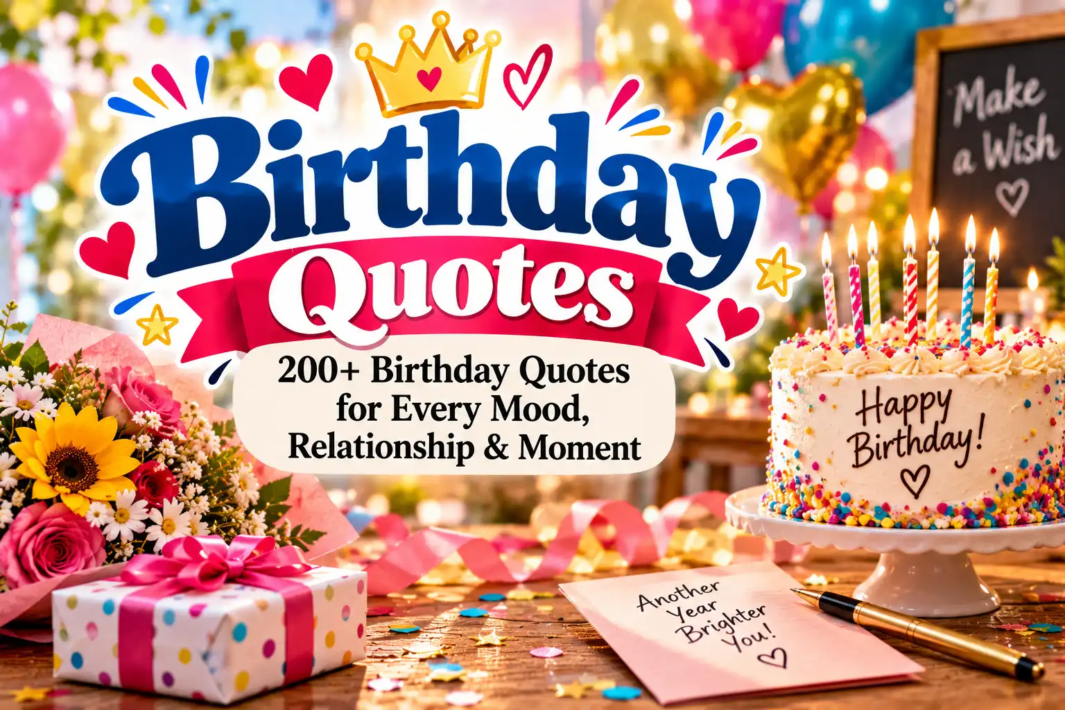 200+ Birthday Quotes for Every Mood, Relationship & Moment