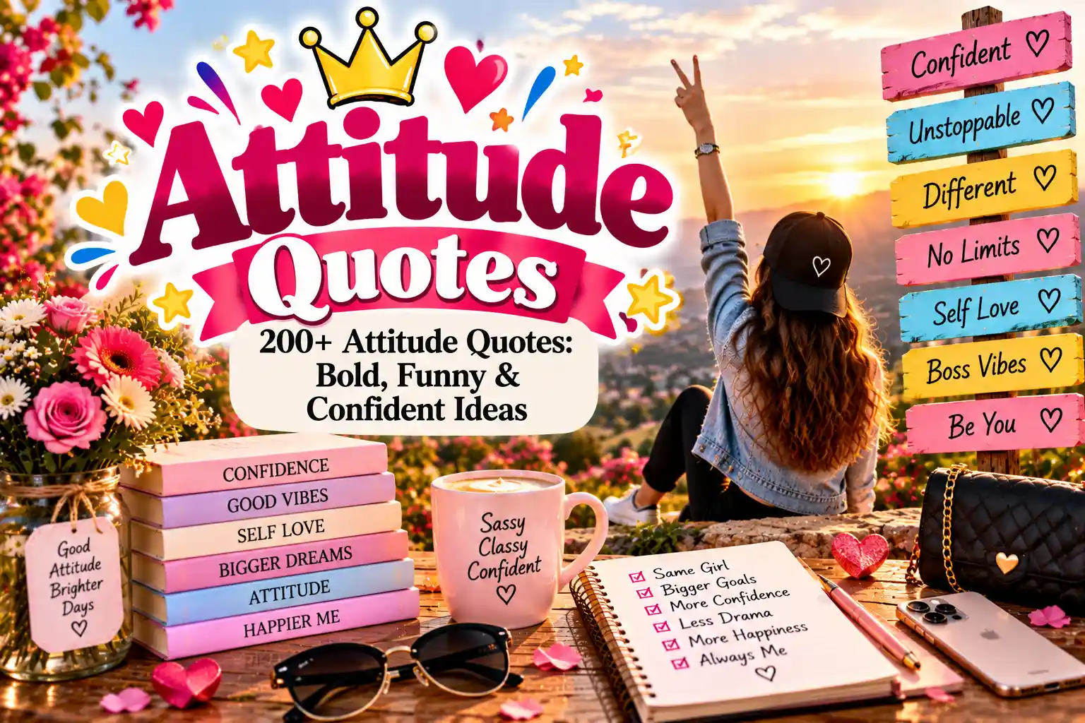 Attitude Quotes: 200+ Bold, Funny & Confident Ideas