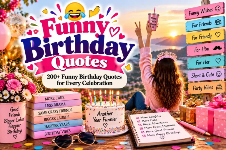 200+ Funny Birthday Quotes for Every Celebration