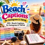 200+ Beach Captions for Instagram & TikTok