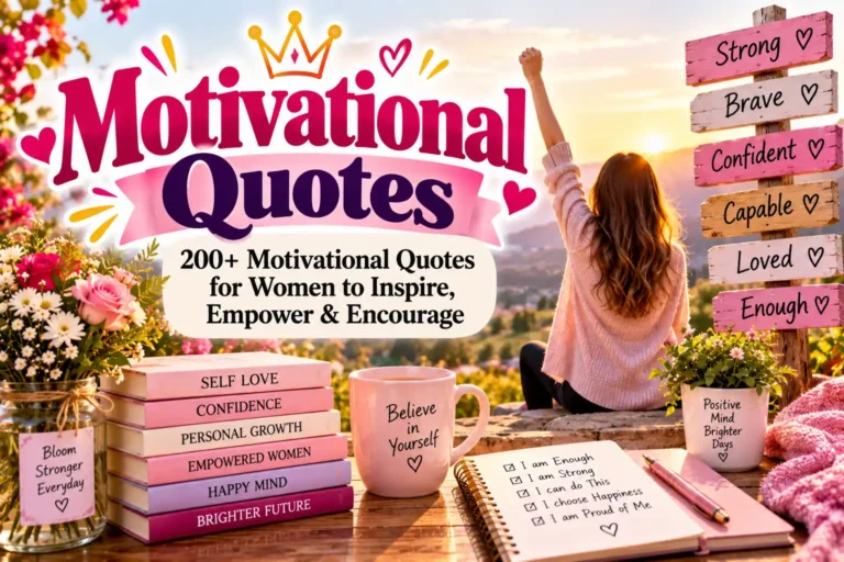 200+ Motivational Quotes for Women to Inspire & Empower
